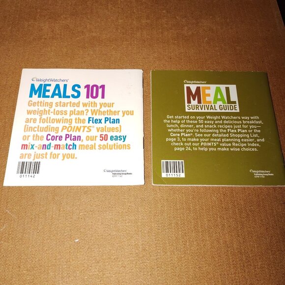 WeightWatchers Meals 101 & Survival Guide Recipe Booklets-LIKE NEW - Picture 2 of 2